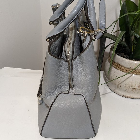 Michael Kors Convertible Tote Large Mercer Shoulder Bag Denim Blue - Picture 5 of 16